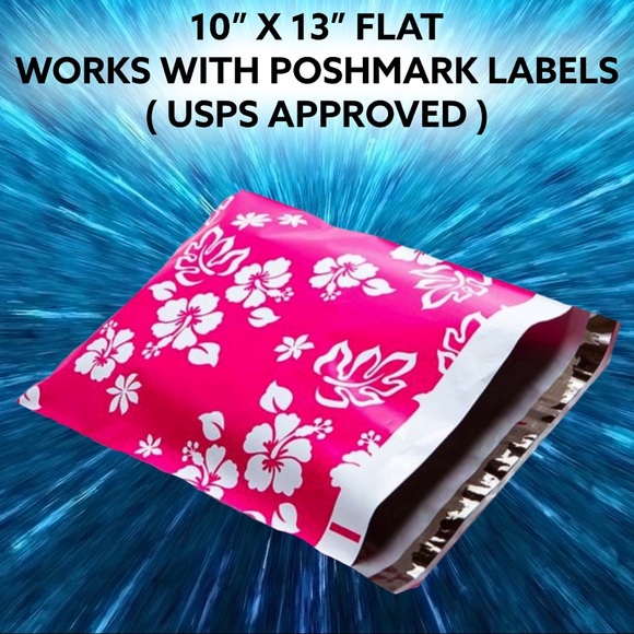 25 10X13 Pink Hawaiian Mailers CLEARANCE - Picture 5 of 7